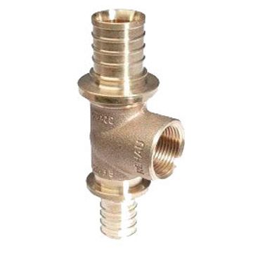 Тройник Rehau (Рехау) Rautitan, В, 25, 1/2″, 25, бронза (RX+) 14564141001