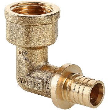 Угольник надвижной Valtec (Вальтек) VTm.452.BG.001604 с переходом на вн.р. 16(2,2) х 1/2