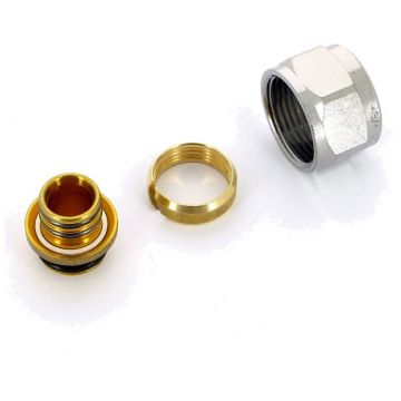 Резьбозажимное соединение Far (Фар) 3/4 x 16 х 2 мм для металлопластиковых и пластиковых труб РЕХ (накидная гайка) (FC 6076 823824)