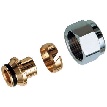 Резьбозажимное соединение Far (Фар) 3/4 x 20 х 2,8 мм для пластиковых труб РЕХ (накидная гайка) (FC 6075 825846)