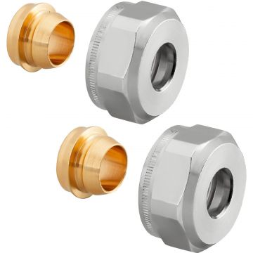 Набор присоединительный со стяжным кольцом, Oventrop (Овентроп) , Ofix CEP Knack & Klemm, 12 мм, латунь, для наружной резьбы G 3/4″ 1016861