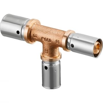 Пресс-тройник, Oventrop (Овентроп) , Cofit PD-HT, 20x2.8 x 16x2.2 x 16x2.2 1563354