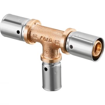 Пресс-тройник, Oventrop (Овентроп) , Cofit PD-HT, 25x3.5 x 16x2.2 x 25x3.5 1563156