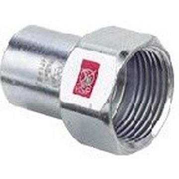 Вставка Viega (Виега) Prestabo, 15x1/2″, с многогранником, с внутренней резьбой, модель 1112.1, оцинкованная сталь 559137