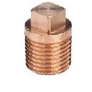 Заглушка Viega (Виега) с квадратом, с наружной резьбой 1″, бронза, модель 3291 266622