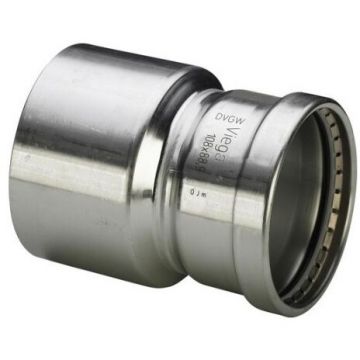 Редукционная вставка Viega (Виега) Sanpress Inox XL, нержавеющая сталь, 76,1 x 64 мм, модель 2315.1XL 578114