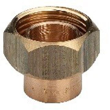 Резьбовое соединение Viega (Виега) 15 х 3/4″, с коническим уплотнением, бронза, модель 94384G 113148