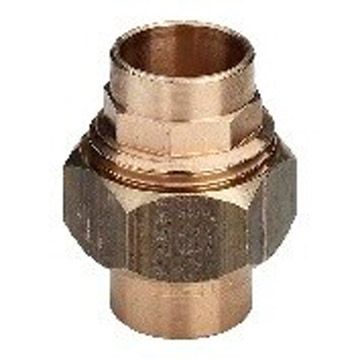 Разъемное соединение Viega (Виега) под пайку, бронза, с коническим уплотнением, DN 28, модель 94340 107604