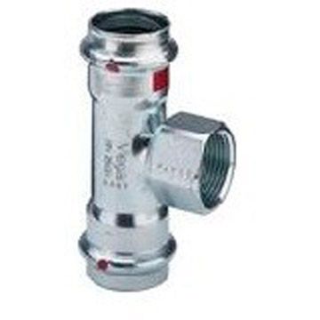 Тройник Viega (Виега) Prestabo с SC-Contur из оцинк.стали, с внутренней резьбой, 35x1/2x35 мм, модель 1117.2 558932