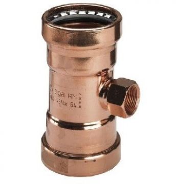 Тройник Viega (Виега) Profipress XL c SC-Contur 64,0x1x64,0, медь, с BP, модель 2417.2XL 577711