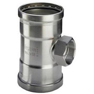 Тройник Viega (Виега) Sanpress Inox XL, нержавеющая сталь, с внутренней резьбой, 64 х 2 х 64 мм, модель 2317.2XL 578152