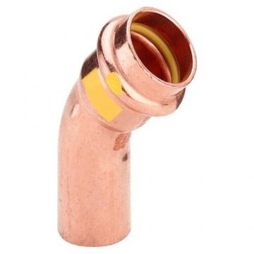 Отвод 45 Viega (Виега) Profipress G с SC-Contur 22 мм, медь, модель 2626.1 345693