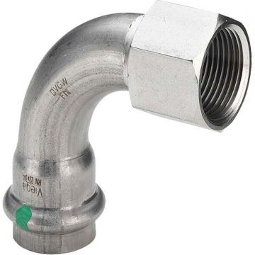 Угловой переход НP 90 Viega (Виега) Sanpress Inox, c SC-Contur 35 x 1 1/4″, нержавеющая сталь, модель 2314 436940