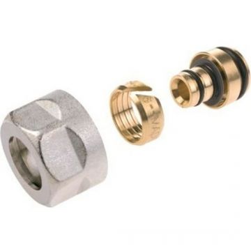 Резьбозажимное соединение Elsen (Элсен) , НГ ЕК, 3/4″, 16 x 2, латунь, для металлопластиковых и PEX труб EFB03.1620EK