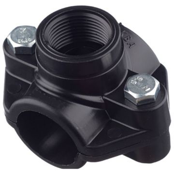 Седелка (крепление-болт) ПНД Политэк (Politek) ТПК-АКВА 1/2 х 63 мм (3000063012)