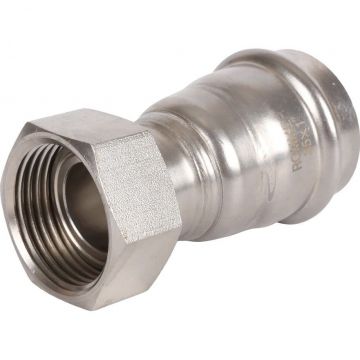 Переходник с накидной гайкой Rommer (Роммер) ВПр-ВР, 35х1 1/4, из нержавеющей стали прессовой (RSS-0026-035114)