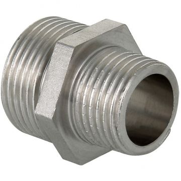 Ниппель Valtec (Вальтек) VTi.580.I.0504 переходной нерж. сталь 3/4″х1/2″