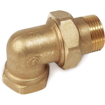 Сгон Giacomini (Джакомини) угловой с накидной гайкой 1 1/2″ нехромированный R19Y017