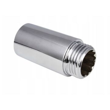 Удлинительная гайка Tim хромированная 1/2 г/ш 80 мм (SFM022-80)