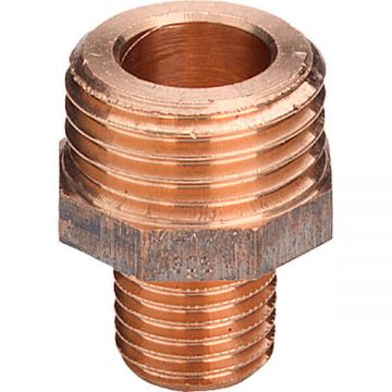 Нипель редукционный Viega (Виега) 2″ х 1 1/2″ НР-НР с одной стороны резьба с насечкой без внутреннего конуса бронза модель 3247 458850