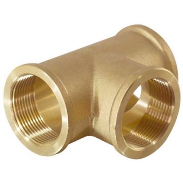 Тройник Vieir (Виеир) латунь 1 1/4 вн х 3/4 вн х 1 1/4 вн (TF646)