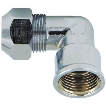 Уголок Vieir (Виеир) хром 10 мм х 1/2 Ц-Г (PV17)