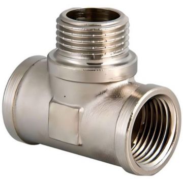 Тройник Vieir (Виеир) никель 1/2 вн х 1/2 нар х 1/2 вн (TFHFN333)