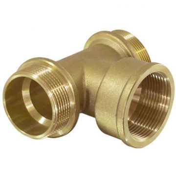 Тройник Vieir (Виеир) латунь 3/4 нар х 1/2 вн х 3/4 нар (THFH434)