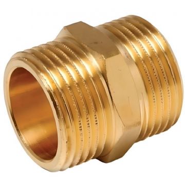 Ниппель Vieir (Виеир) латунь 1 1/4 нар х 1 1/4 нар (SH66)