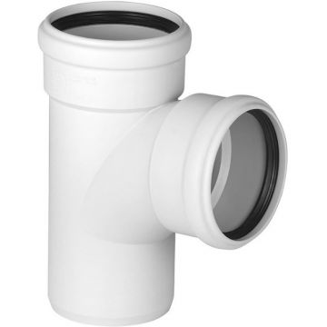 Тройник канализационный 110 х 110 мм 87° бесшумный внутренняя Ostendorf (Остендорф) SKEA (335400)