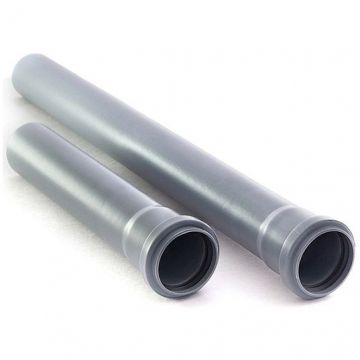 Труба канализационная ПВХ Vieir (Виеир) Серая 40 х 2 х 1000 мм