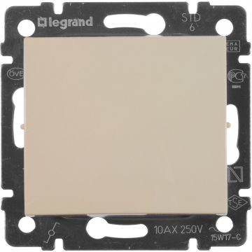 Переключатель Legrand (Легранд) 774306 Valena на два направления 1 клавиша 10 A 250 В квадратный скрытой установки слоновая кость (без подсветки)