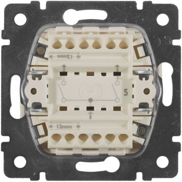 Выключатель Legrand (Легранд) двухклавишный Valena 10 A 250 В слоновая кость