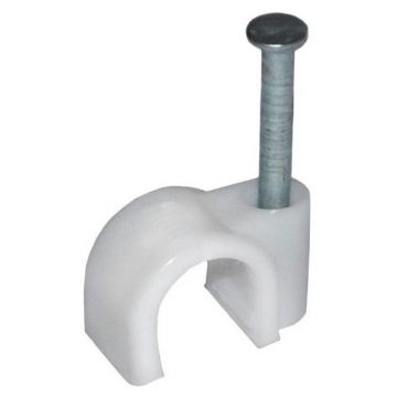 Скобы для кабеля Rexant (Рексант) 9 мм круглые уп.20 шт. упаковка