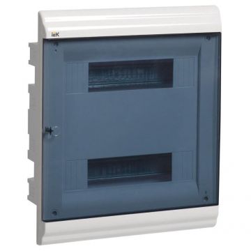 Бокс Iek (Иэк) ЩРВ-П-24мод. PRIME MKP82-V-24-41-10 306х360х102 мм (ШхВхГ) 24 модуля 2 DIN-рейки пластик IP 41 встраиваемый