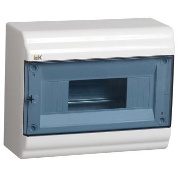 Бокс Iek (Иэк) ЩРН-П-9мод. PRIME MKP82-N-09-41-20 236х190х100 мм (ШхВхГ) 9 модулей 1 DIN-рейка пластик IP 41 навесной