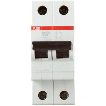 Автомат Abb SH202L C50 2P (2 полюса) 1 фаза 4500 А