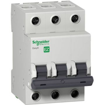 Автоматический выключатель Schneider Electric EASY 9 3П 20А С 4,5кА 400В 3 полюса 1 фаза (EZ9F34320)