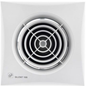 Вытяжной вентилятор Soler Palau Silent-100 CZ Белый (5210400700) Вытяжной вентилятор Soler Palau Silent-100 CZ Белый (5210400700)