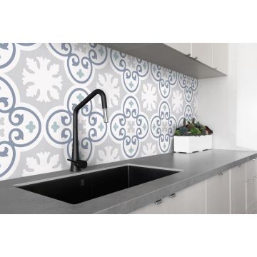 Керамогранит Absolut Keramika (Абсолют Керамика) Valencia-Mallorca Barcelona Blanco 25x25 см