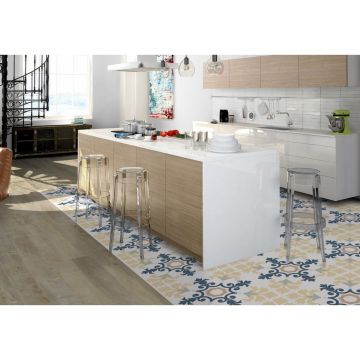 Керамогранит Absolut Keramika (Абсолют Керамика) Valencia-Mallorca Barcelona Blanco 25x25 см