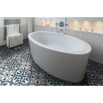 Керамогранит Absolut Keramika (Абсолют Керамика) Valencia-Mallorca Barcelona Blanco 25x25 см