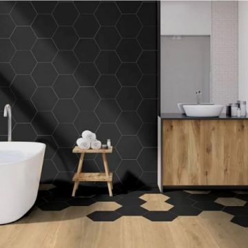Вставка Absolut Keramika (Абсолют Керамика) Taco Element Negro P 5x5 см