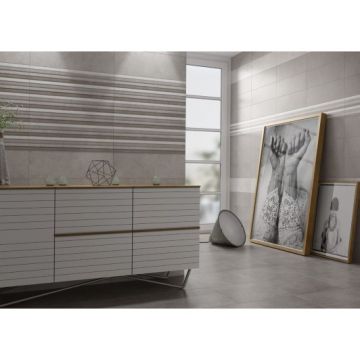 Настенная плитка Cristacer (Кристакер) Judith Rev. Lamas Crema 20x60 см (914579)