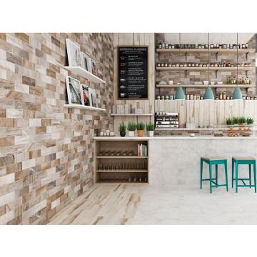 Настенная плитка GayaFores Brooklyn Rev. Brick Natura 11x33,15 см (908039)