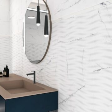 Настенная плитка GayaFores (Гаяфорес) Verona Rev. Blanco Deco 32x62,5 см (912730)