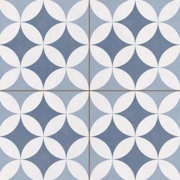 Плитка напольная Керлайф (Kerlife) Hydraulic Hester Ocean 45х45 см