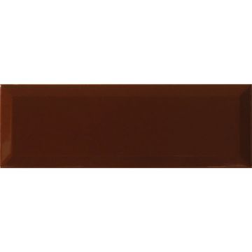 Настенная плитка Monopole (Монополе) Marron Brillo Bisel 10х20 см