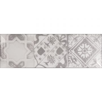 Настенная плитка Monopole (Монополе) Antique Gris Brillo Bisel 10х30 см