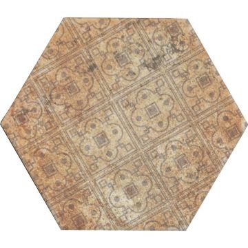 Керамогранит Monopole (Монополе) Pompeia Decor Marron 20х24 см